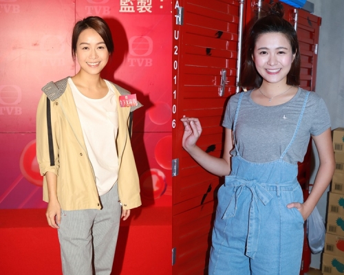 江嘉敏(左)盛傳頂替黃心穎重拍《牛下女高音》。(資料圖片)