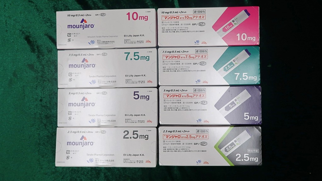 海關檢獲的針劑。