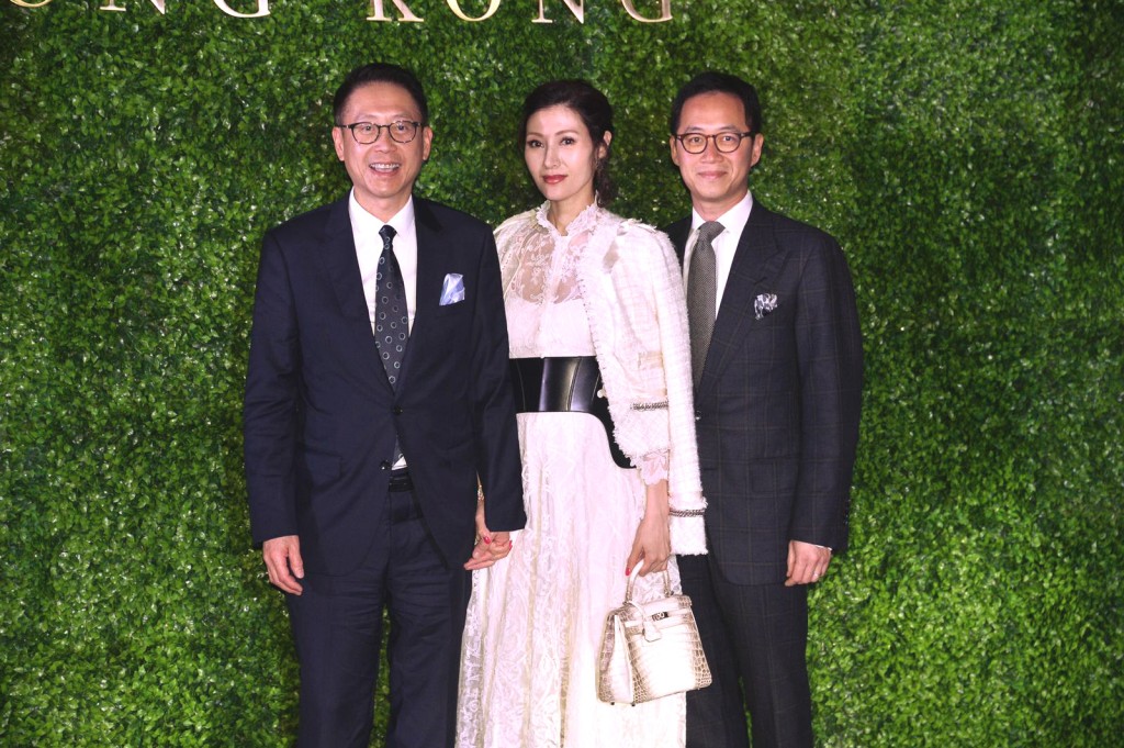 許晉亨、李嘉欣出席瑰麗酒店開幕典禮