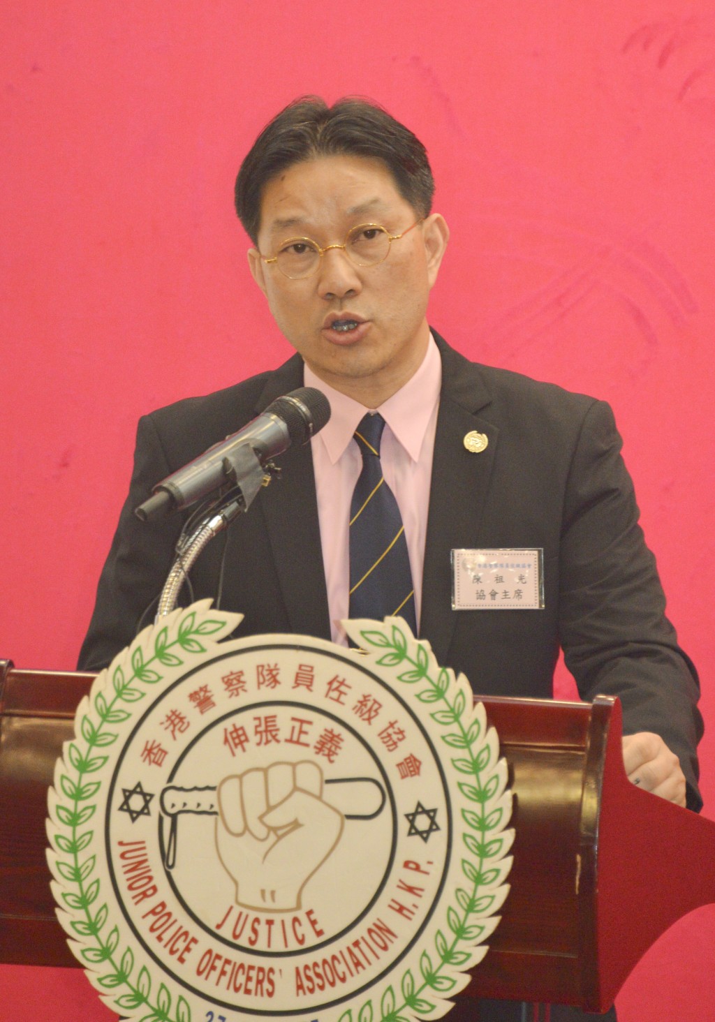 警察隊員佐級協會前主席陳祖光。資料圖片