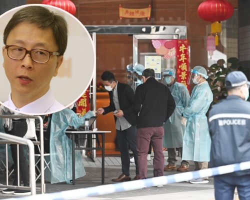 何栢良倡大廈有一宗確診個案即封,並於12小時內完成檢測。 資料圖片