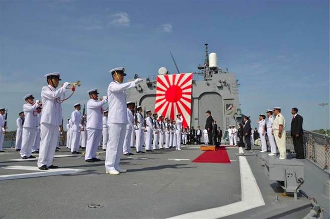 海上自衛隊官員表示，對此事高度重視。日本海上自衛隊圖片