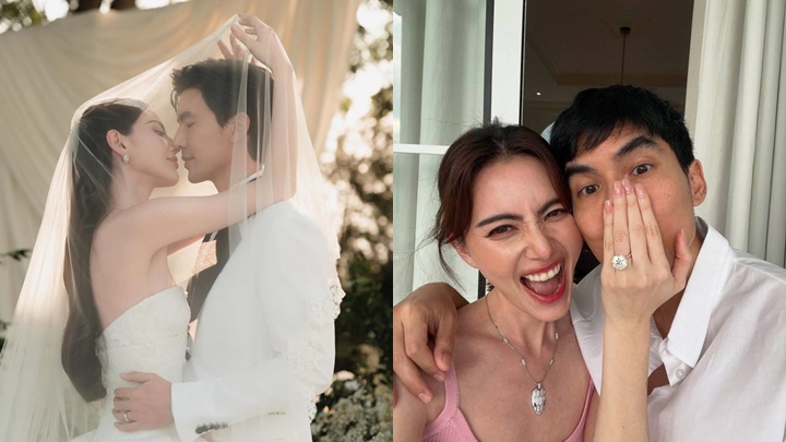 Mai公開與影帝Ter Chantavit婚照  「泰國第一神顏」宣布為人妻