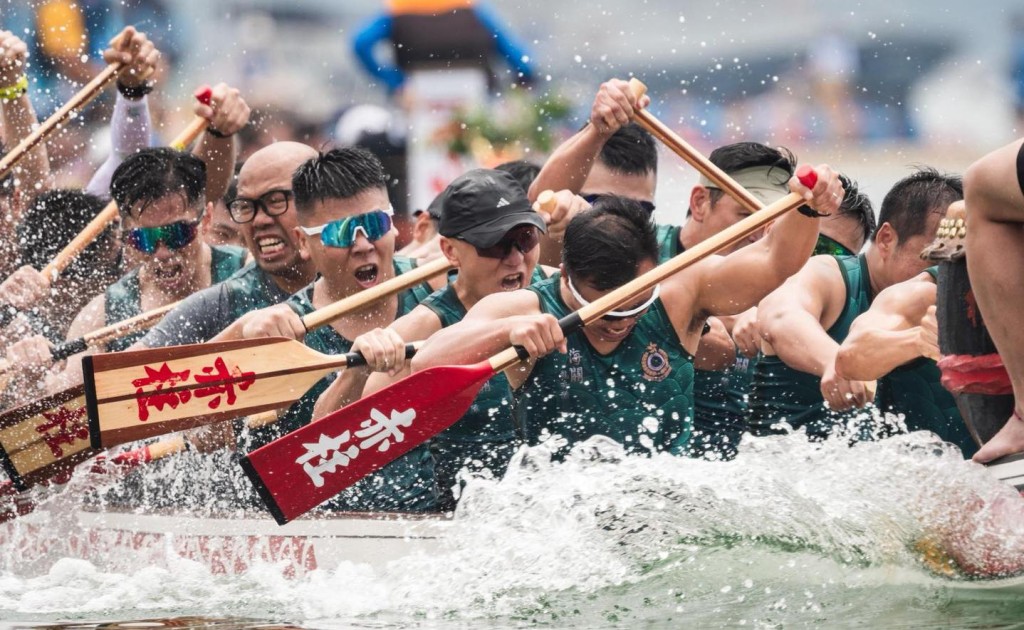 各隊運動員鬥志昂揚。香港海關FB圖片 各隊運動員鬥志昂揚。香港海關FB圖片