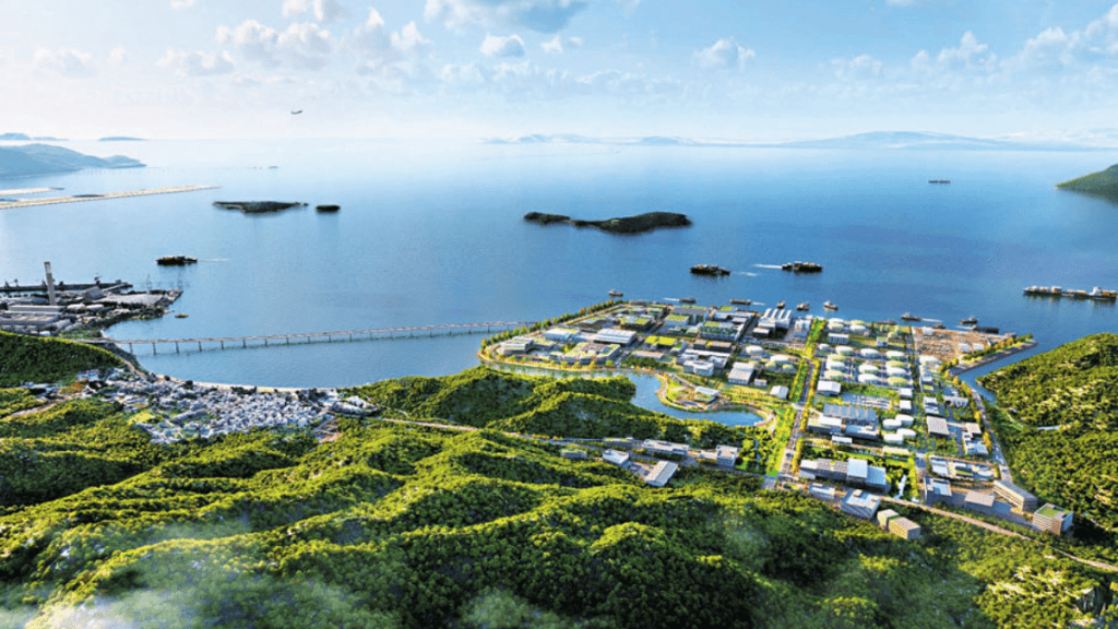 龍鼓灘屯門西發展「智綠產業港」 政府擬以現代化園區式推動四大核心產業