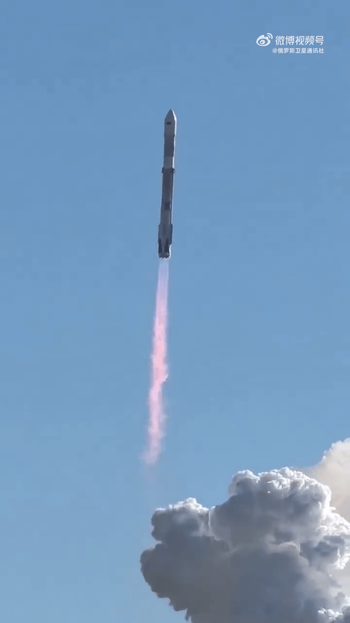 朱雀三號首飛成功入軌，一級火箭回收任務未能完成。 網片截圖