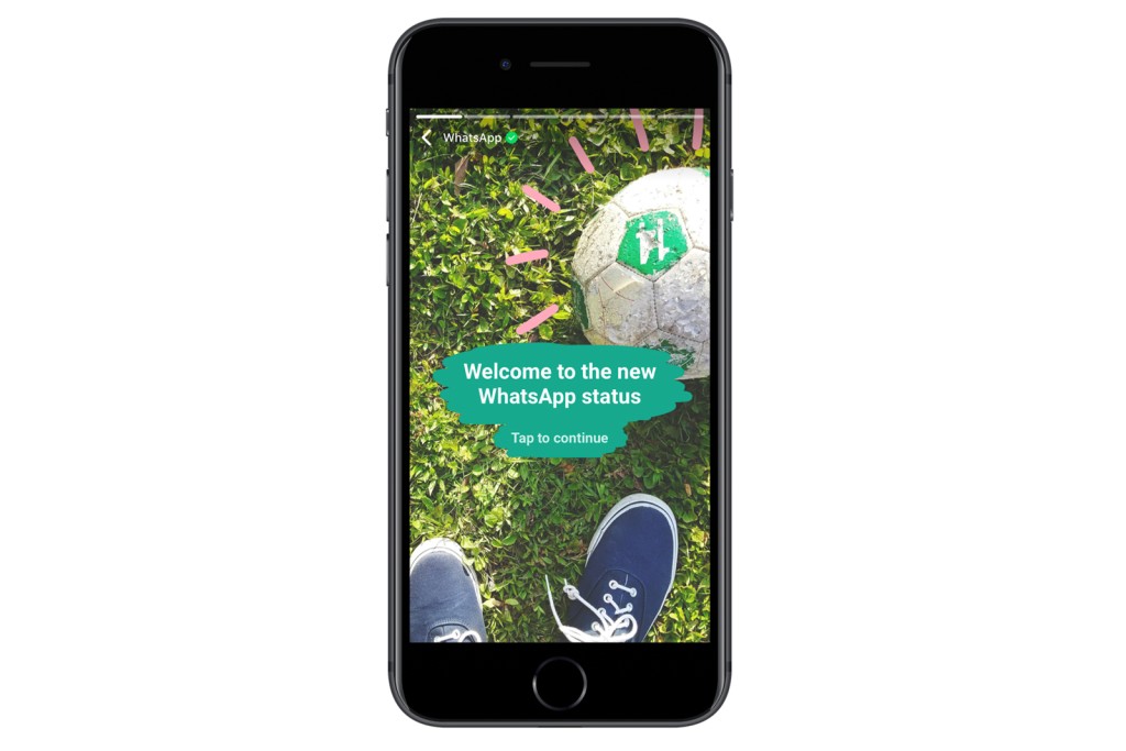 WhatsApp推新功能動態Status。資料圖片