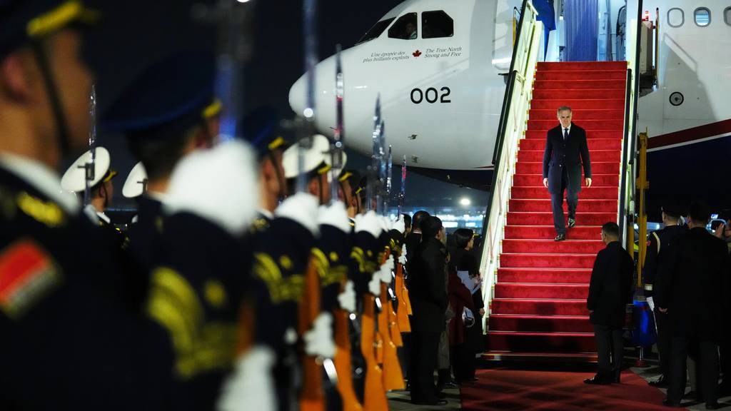 加拿大總理卡尼抵北京。 路透社