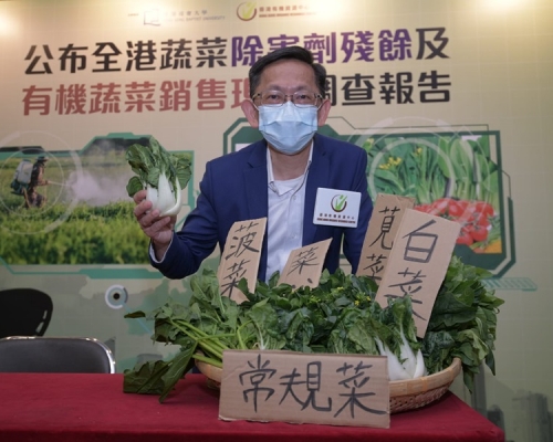 超过七成检测蔬菜含残余除害剂，部分内地认证有机菜除害剂残余量更超香港标准。