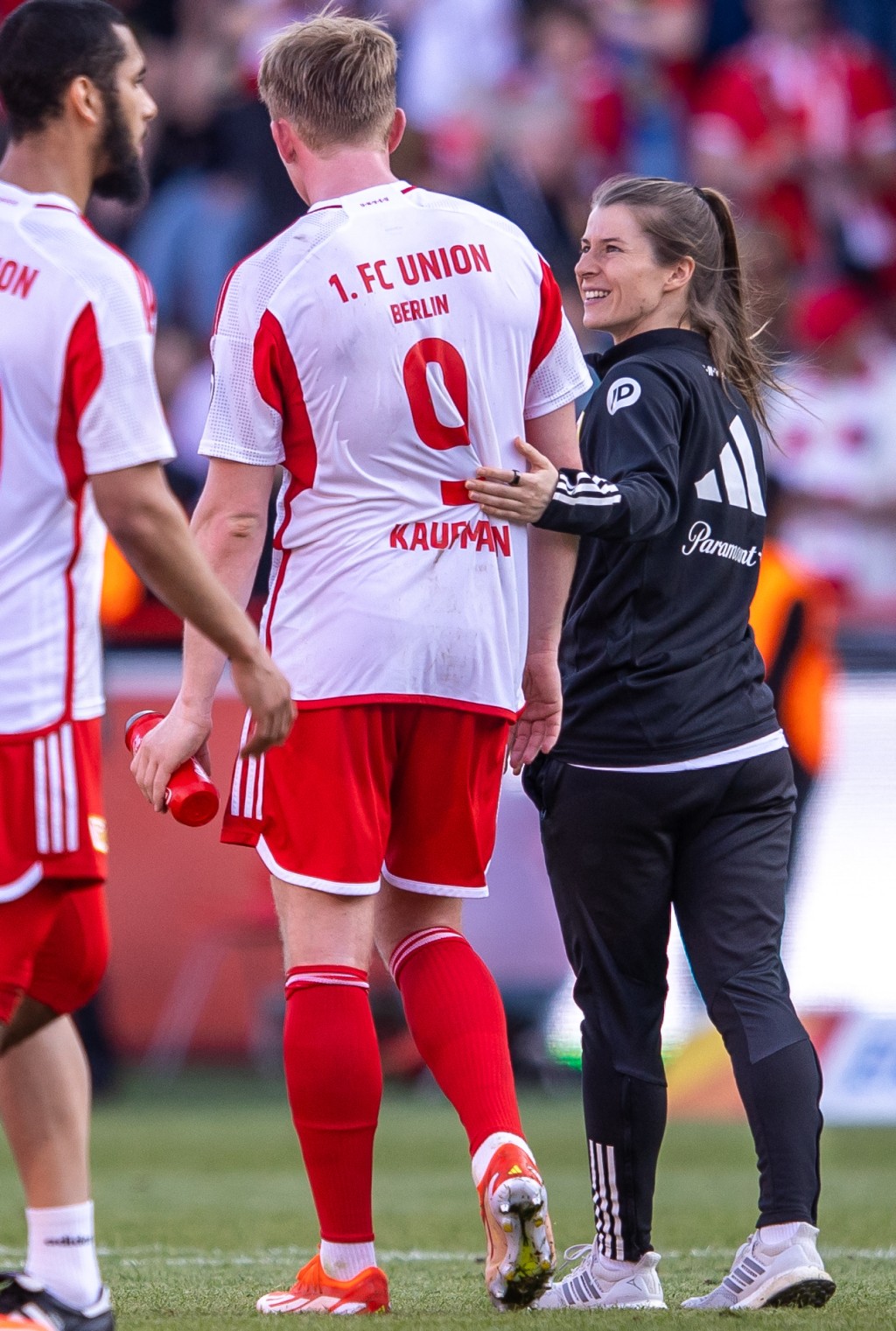 馬莉艾達成為德甲和五大聯賽首位女性教頭。法新社