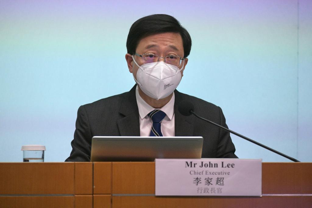 李家超日前公布海外及台灣檢疫安排改為「0+3」。 ​資料圖片