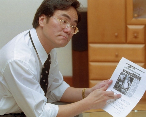 黃桂芬當年在寓所接受《星島日報》獨家訪問。