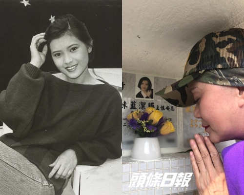大姐明話夢中的藍潔瑛很漂亮，墓園很舒服寧靜，令她很安心。（資料圖片／林建明提供圖片）