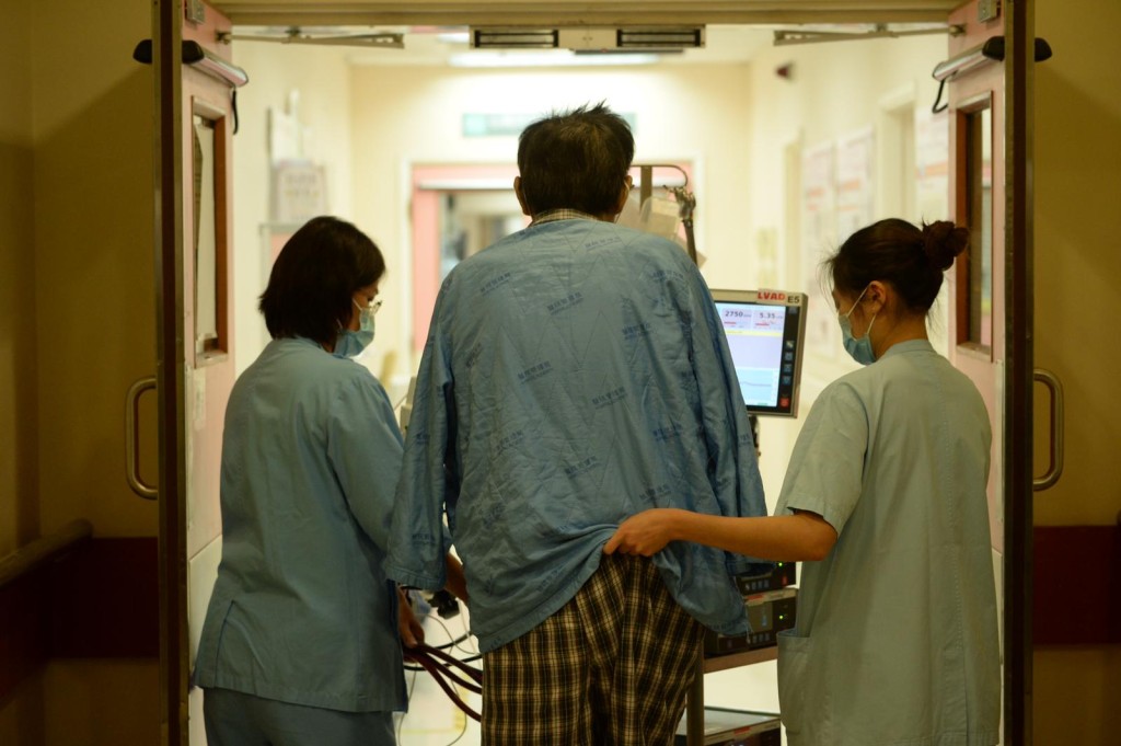 甘明光的心臟功能只已跌至正常的不足5%。蘇正謙攝