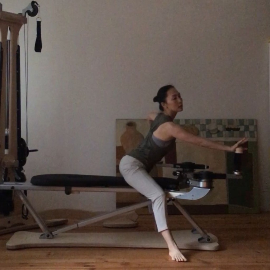 彭羚還經常做普拉提（Pilates）。