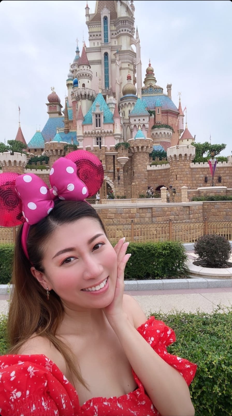 劉晨芝掛住打卡。