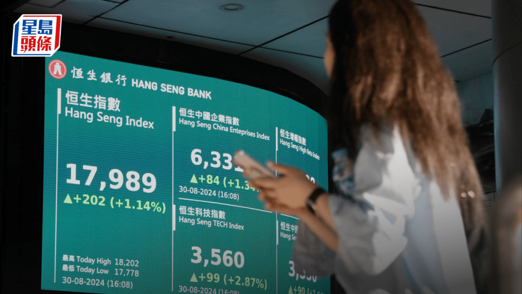 恒指8月反攻累升844點 單日MSCI換馬成交1735億 蔚小理標青 專家料9月開局佳|港股收市