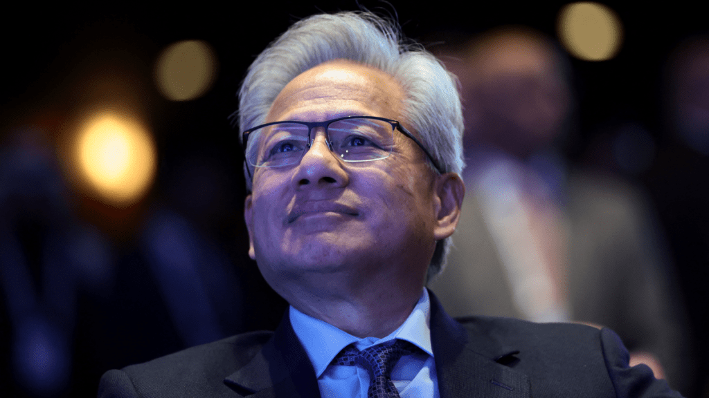 黃仁勳出生於台灣。路透社