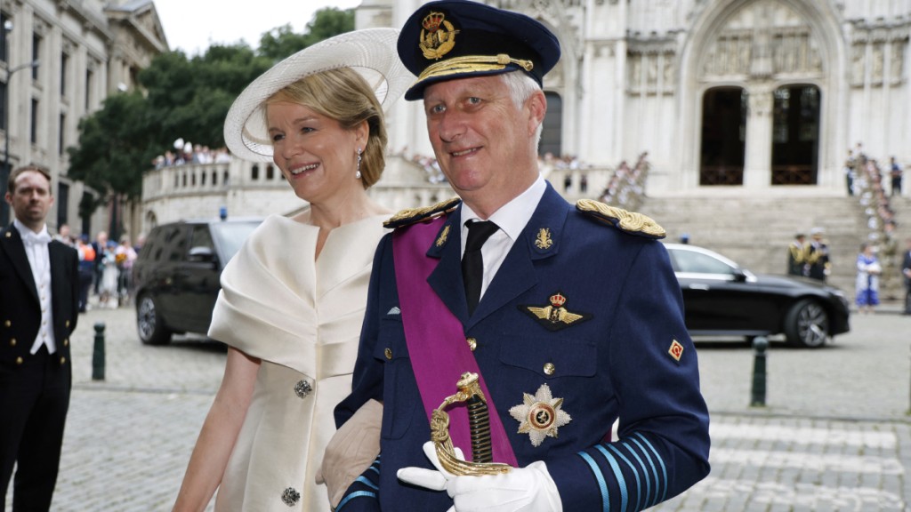 詐騙集團利用AI生成影片冒充比利時國王行騙。法新社