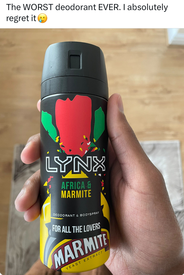 马麦酱味止汗济令人「闻风丧胆」。 X