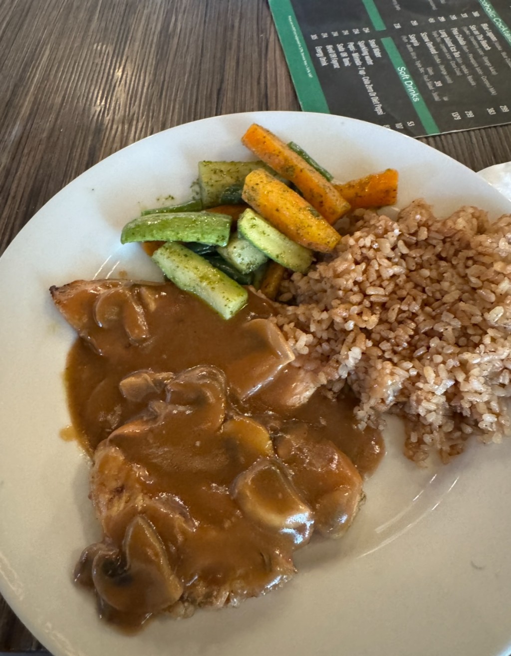 Day1落地食「香港茶記式嘅雞胸飯」 。 Day1落地食「香港茶記式嘅雞胸飯」 。