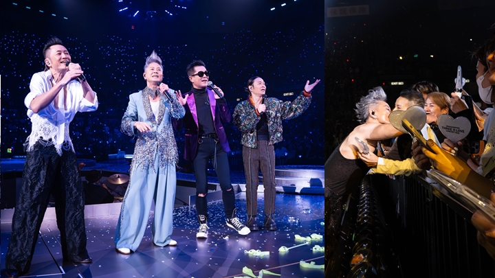 古天樂任嘉賓清唱《原諒我是我》獲搞鬼「工業用」綠色眼罩 蔡一傑擁吻同路人吳文忻 分享抗癌醫護暖心事：你俾我扶你。