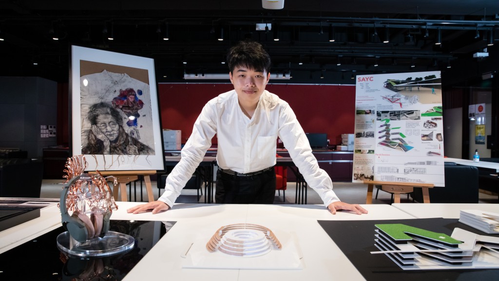 青年學院（國際課程）畢業生陳旨悅（Angelo）。VTC提供