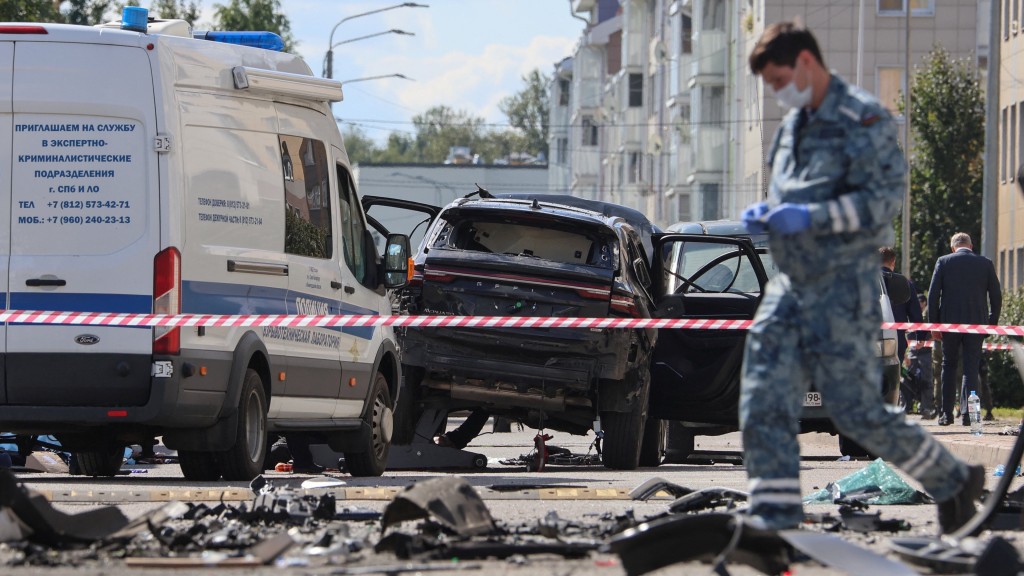俄羅斯聖彼得堡汽車爆炸，現役陸軍中校當場身亡。 路透社