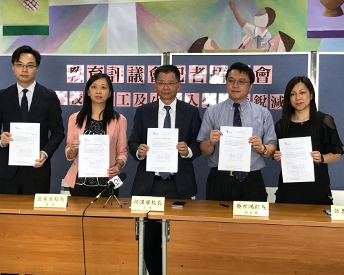 教育評議會公布有關「一校一社工」及「小一入學學童銳減」的問卷調查結果。