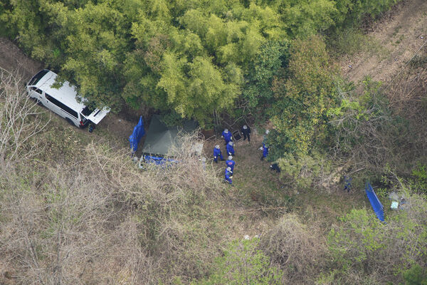 京都府警方发现男童遗体并展开调查。美联社