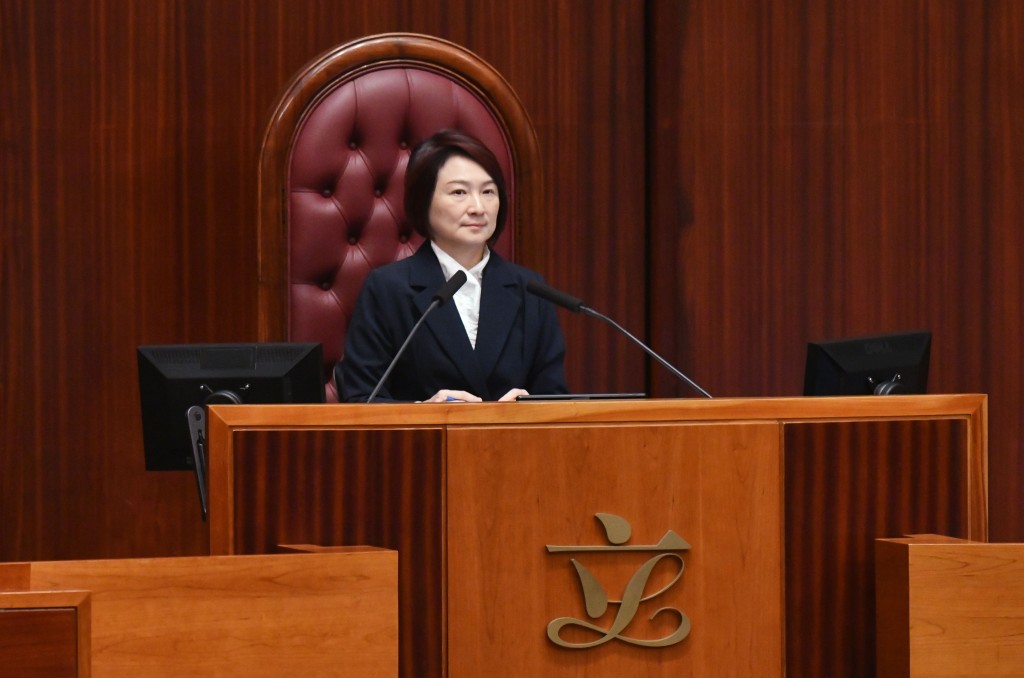 立法會主席李慧琼。 立法會主席李慧琼。