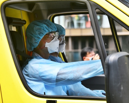 網上有人自稱救護員,怒轟有人濫用救護車。資料圖片