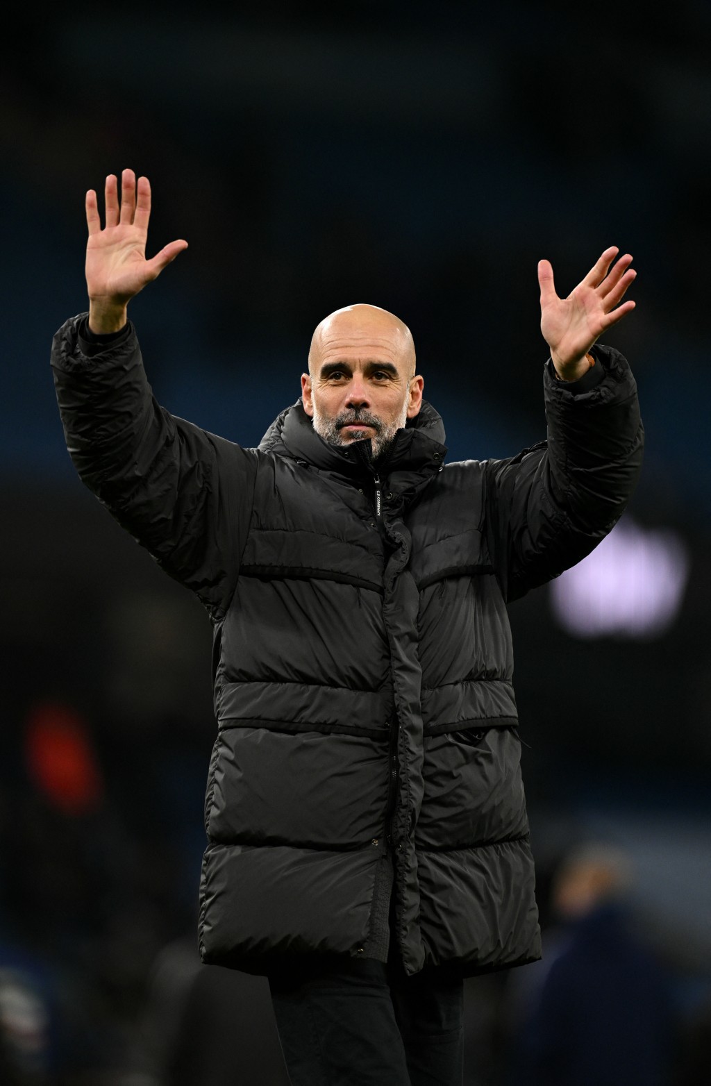 哥迪奧拿第11次帶領曼城入盃賽決賽。法新社