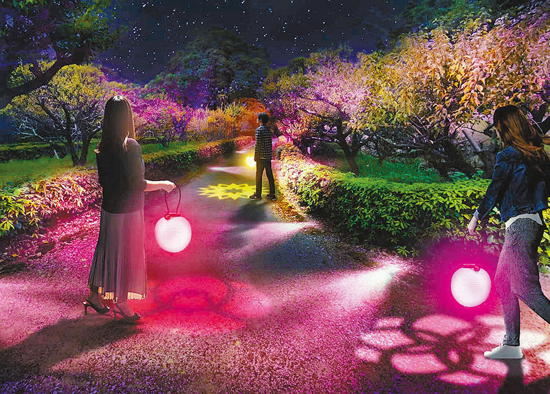 ●NAKED Distance提燈的圖案漂亮之餘,更有助提醒大家要保持適當社交距離。