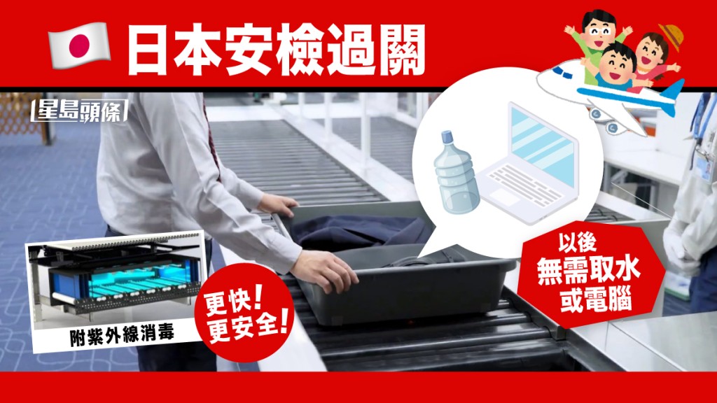 日本開關｜過關無需取水或電腦 羽田機場最新安檢設備