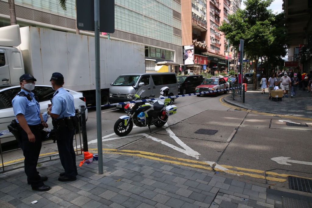 警方封锁现场附近范围。资料图片