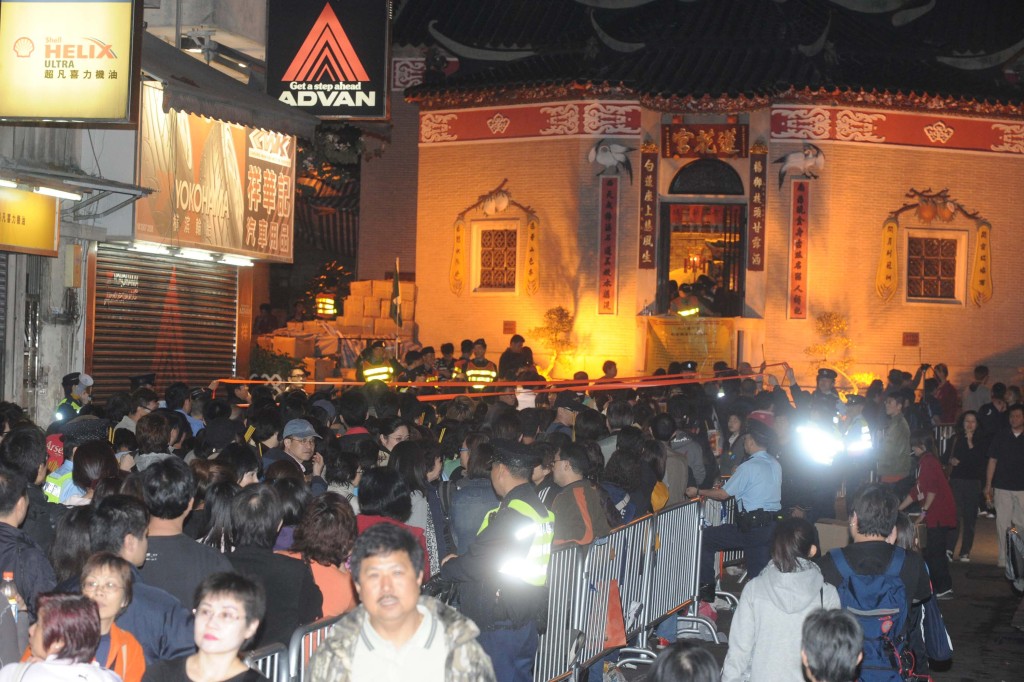 大坑莲花宫天后庙观音借库。资料图片
