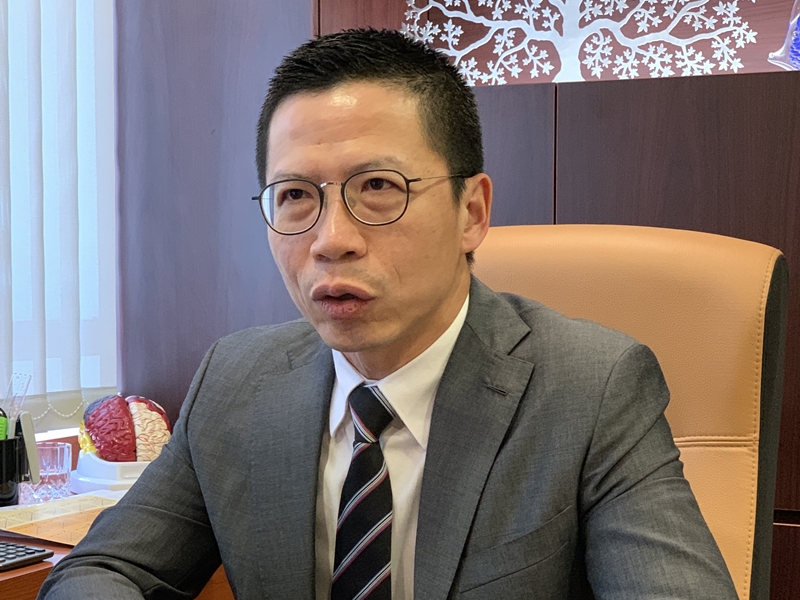 精神科專科醫生宋永權指,本港人口約百分之三患ADHD。 蔡俊傑攝