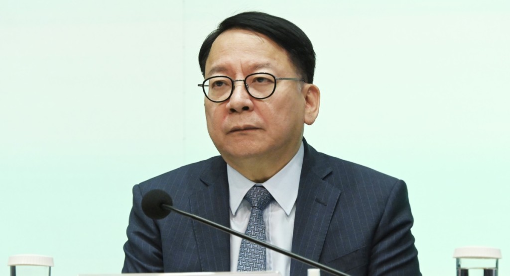 政府成立全運會香港賽區籌委會,並由陳國基擔任主席。蔡建新攝
