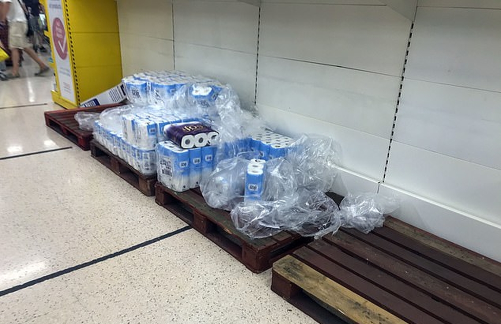 廁紙幾近售罄。