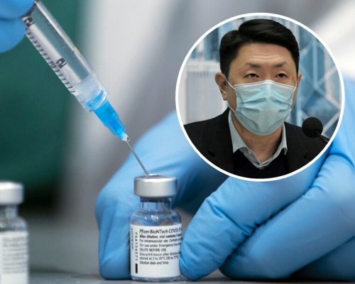 孔繁毅表示,初步資料顯示本港首宗復必泰死亡個案,與疫苗無直接關係。資料圖片