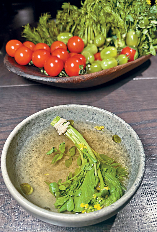 質樸溫厚,滋潤清新的「沃野生根.黑土」熱湯菜式。 質樸溫厚,滋潤清新的「沃野生根.黑土」熱湯菜式。