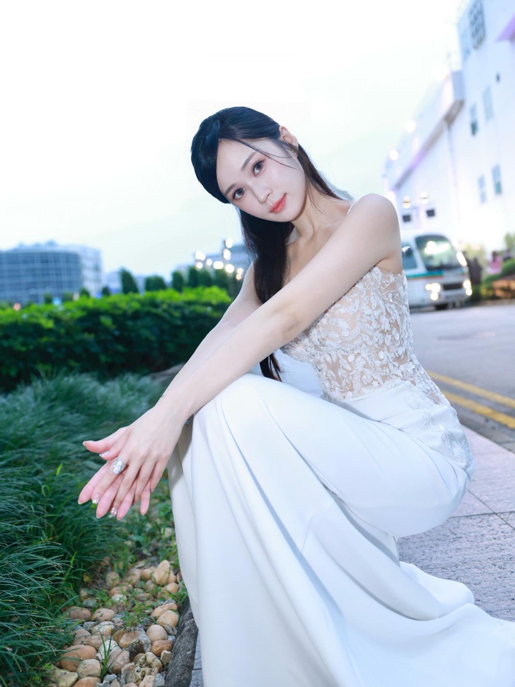 梁超怡一襲高貴晚裝搭配自信儀態,火辣狀態獲網民一致盛讚。 梁超怡一襲高貴晚裝搭配自信儀態,火辣狀態獲網民一致盛讚。