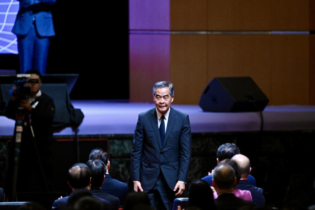 全國政協副主席梁振英出席。 全國政協副主席梁振英出席。