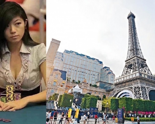 被誤傳是澳門女賭神的女子，其實是加籍華裔德州撲克手劉璇璇。