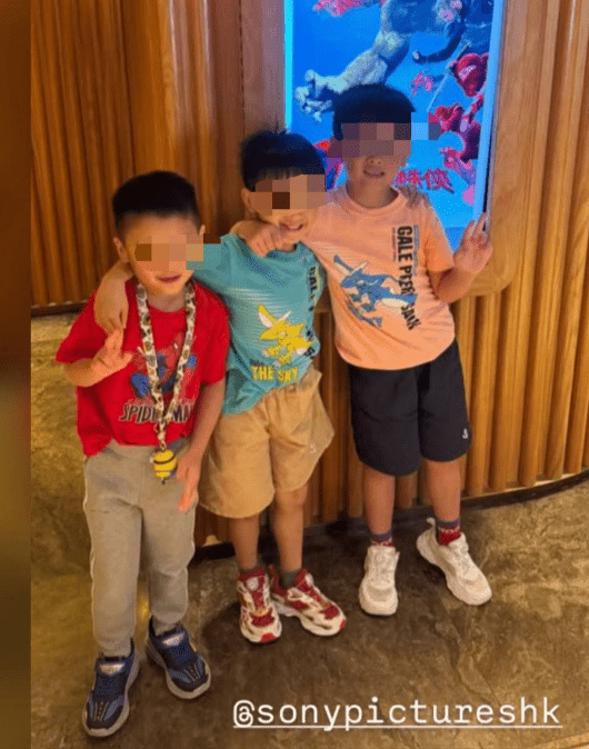 陳凱琳三子早前跟媽媽睇戲惹風波。