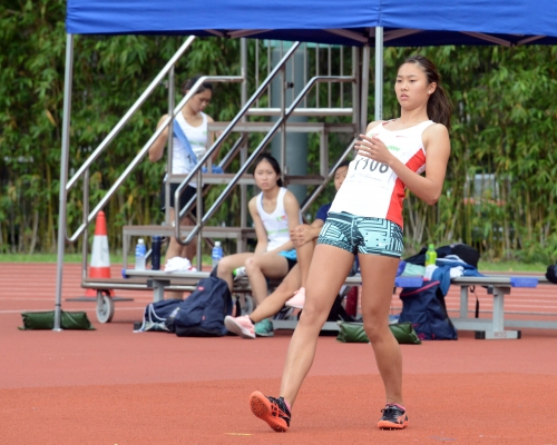 跳高女神鄧伊程跳出1米72封后。馮梓健攝