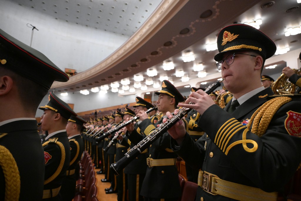 十四屆全國人大二次會議3月5日在北京人民大會堂開幕。蘇正謙攝