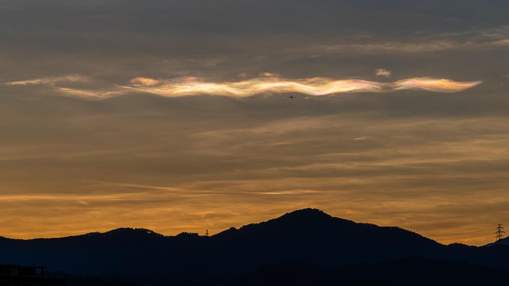 fb「香港天文台 HKO」截圖。攝：Lky Chan / 馬鞍山 / 2025年11月9日 / CWOS