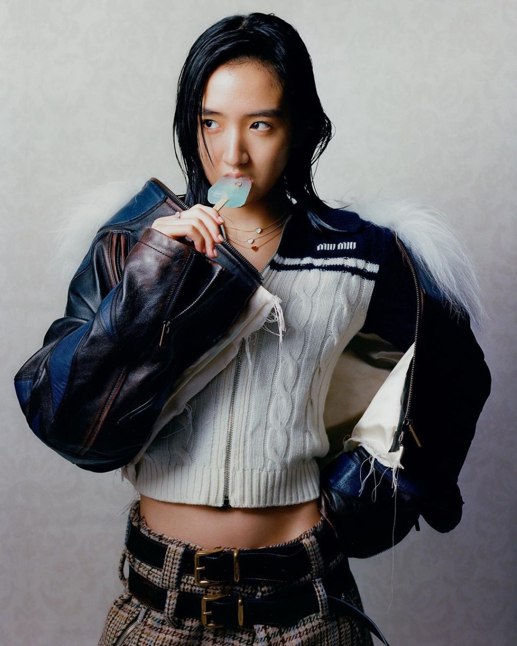 许恩怡经常担任模特儿。